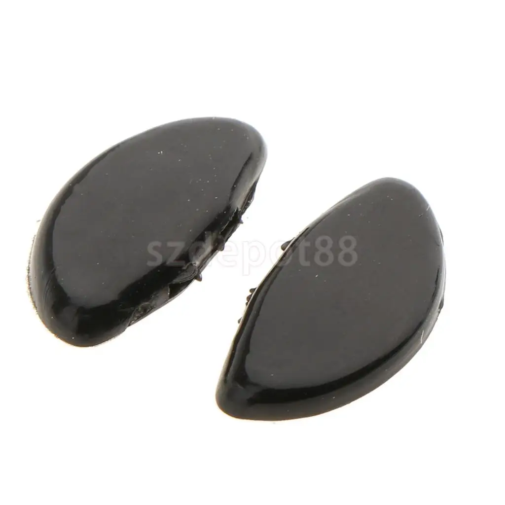 25 Pairs Push In 100% Silicon Nose Pads Eye Glasses Sunglasses Spectacles Eyeglass Plastic Frames Nosepads Repair Replacement