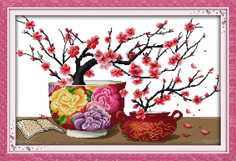 elegance flower with fragrance Cross Stitch Kits 11CT Printed 14CT Set DIY Chinese Cross-stitch Counted Embroidery Needlework
elegance flower with fragrance Cross Stitch Kits 11CT Printed 14CT Set DIY Chinese Cross-stitch Counted Embroidery Needlework