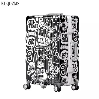 KLQDZMS 20/24/28inch Personality Aluminum Frame/Zipper Style Students Travel Suitcase Cartoon Rolling Luggage Spinner
KLQDZMS 20/24/28inch Personality Aluminum Frame/Zipper Style Students Travel Suitcase Cartoon Rolling Luggage Spinner