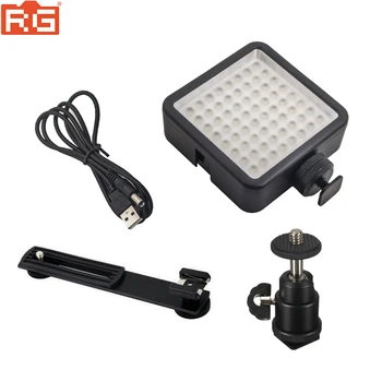 LED64 5W 6000K LED Light for Cnaon Nikon Suony DSLR Camera Camcorder mini DVR as Fill Light Wedding News Interview Video
LED64 5W 6000K LED Light for Cnaon Nikon Suony DSLR Camera Camcorder mini DVR as Fill Light Wedding News Interview Video