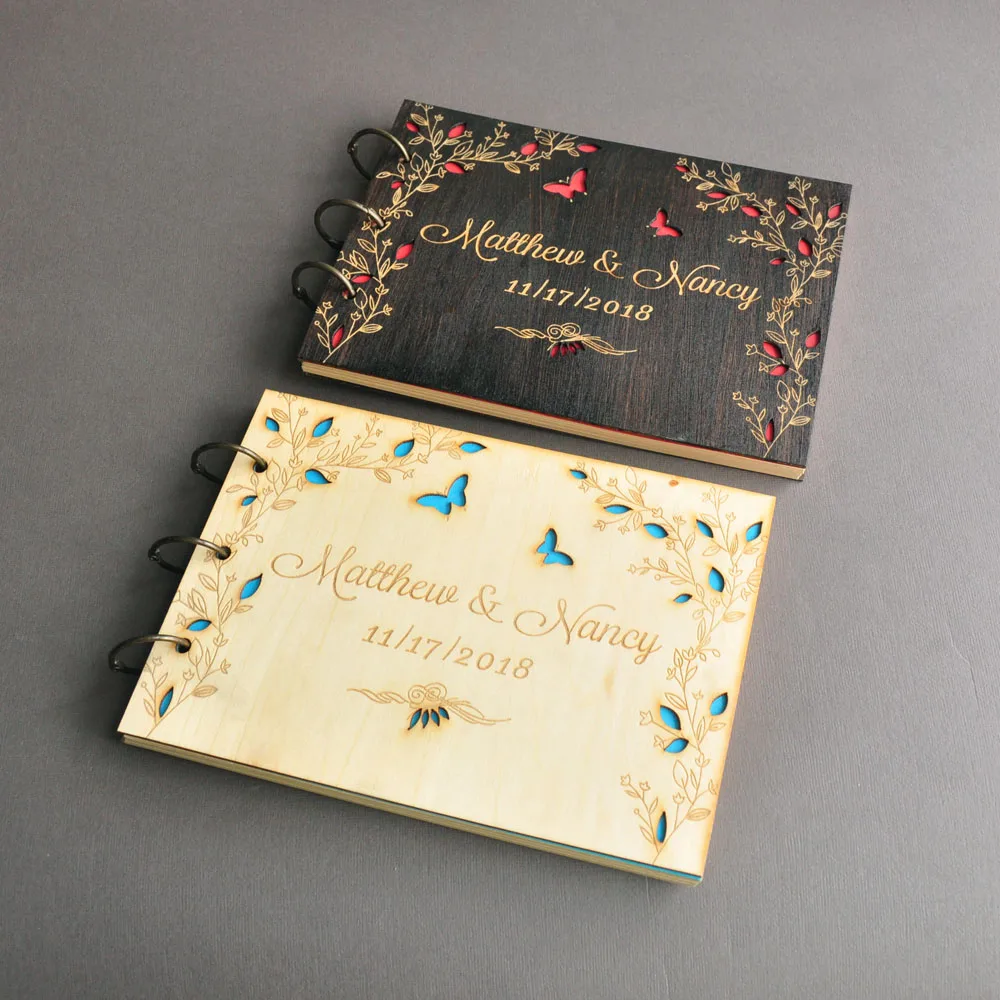 Personalized A4 Wedding Guest Book Love Butterflies Guestbook Custom Wedding Memory Book Engraved Bridal Shower Book
Personalized A4 Wedding Guest Book Love Butterflies Guestbook Custom Wedding Memory Book Engraved Bridal Shower Book