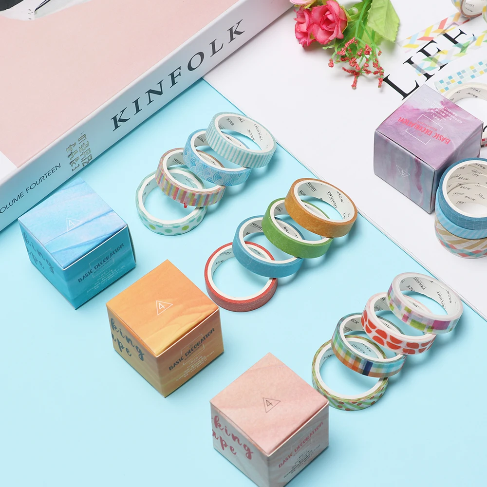 4 Pcs/Box Simple Color Square Grid Tape DIY Decoration Scrapbooking Planner Masking Tape Adhesive Tape Label Stickers
4 Pcs/Box Simple Color Square Grid Tape DIY Decoration Scrapbooking Planner Masking Tape Adhesive Tape Label Stickers
