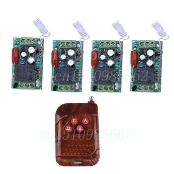 Free Shiping 220V 10A 1CH wireless remote control Switch RF 4 Receiver &1 Transmitter Relay Momentary Toggle system
Free Shiping 220V 10A 1CH wireless remote control Switch RF 4 Receiver &1 Transmitter Relay Momentary Toggle system