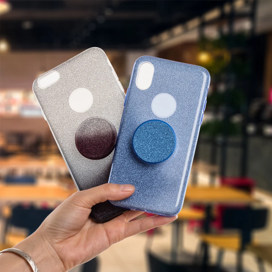 Luxury Silicone Case For IPhone 7 8 6 6S Cases For Iphone XS XR X Case Cover With Grip Phone Holder
Luxury Silicone Case For IPhone 7 8 6 6S Cases For Iphone XS XR X Case Cover With Grip Phone Holder