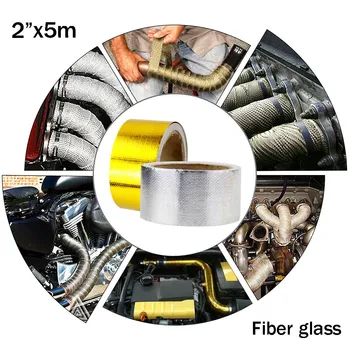 2Inch x 5m Aluminum Reinforced Heat Shield Tape Adhesive Backed Resistant 450 Degree Top Quality easy to apply and remove
2Inch x 5m Aluminum Reinforced Heat Shield Tape Adhesive Backed Resistant 450 Degree Top Quality easy to apply and remove
