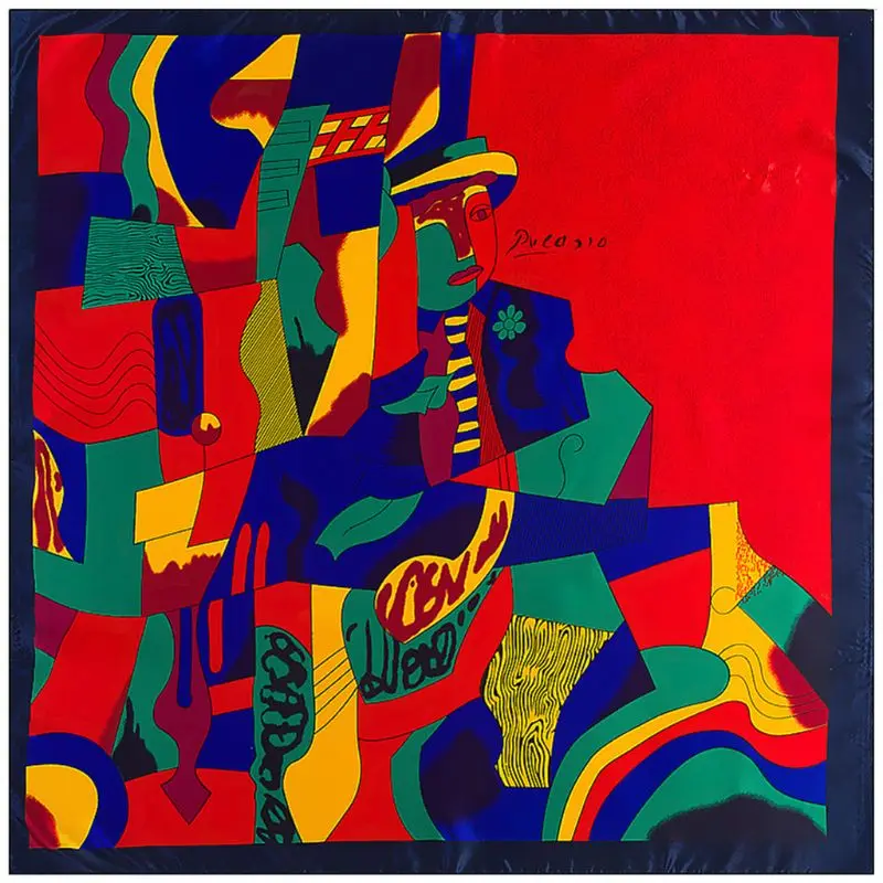 Women Imitation Silk Sunscreen Shawl Graphic Colorful Abstract Oil Painting Large Square Scarf Neckerchief Handbag Ribbon Wrap
Women Imitation Silk Sunscreen Shawl Graphic Colorful Abstract Oil Painting Large Square Scarf Neckerchief Handbag Ribbon Wrap