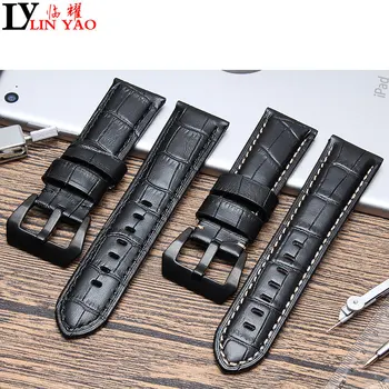 Genuine Leather Watchbands man's Italy Watch Band Strap for Panerai Belt Stainless Steel Buckle black 22 24 26mm Exempt postage
Genuine Leather Watchbands man's Italy Watch Band Strap for Panerai Belt Stainless Steel Buckle black 22 24 26mm Exempt postage