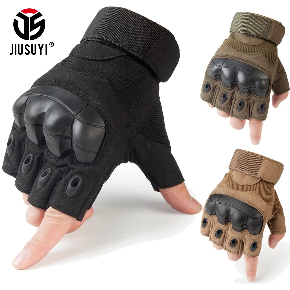 Tactical Fingerless Gloves Military Armed Combat Paintball Airsoft Shooting Workout Anti-Skid Carbon Knuckle Half Finger Gloves
Tactical Fingerless Gloves Military Armed Combat Paintball Airsoft Shooting Workout Anti-Skid Carbon Knuckle Half Finger Gloves