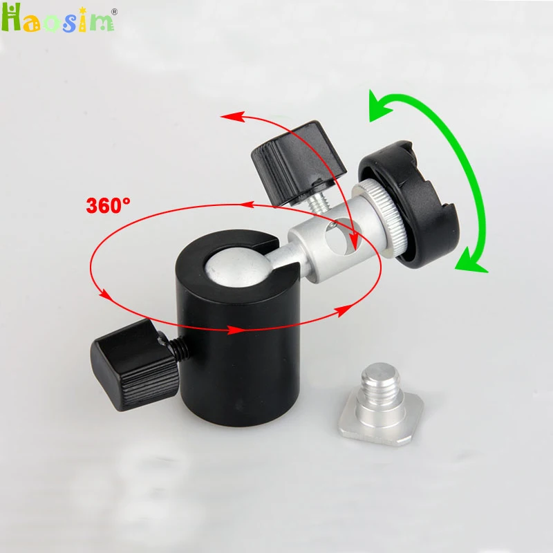 Tripod Heads C Type 360 Swivel Flash Shoe Umbrella Holder Light Stand Tripod Bracket Adapter can attach to Light Stand Rack
Tripod Heads C Type 360 Swivel Flash Shoe Umbrella Holder Light Stand Tripod Bracket Adapter can attach to Light Stand Rack
