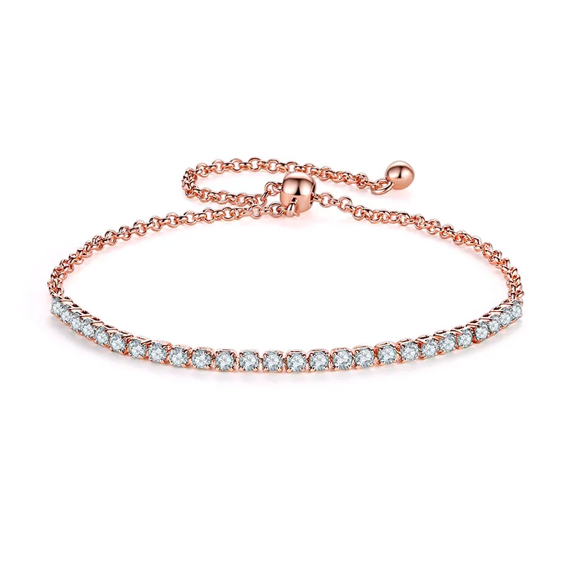 MOONROCY CZ Crystal Bracelet Cubic Zirconia Rose Gold Color Jewelry for Women Bangle Gift Dropshipping Trendy Wholesale
MOONROCY CZ Crystal Bracelet Cubic Zirconia Rose Gold Color Jewelry for Women Bangle Gift Dropshipping Trendy Wholesale