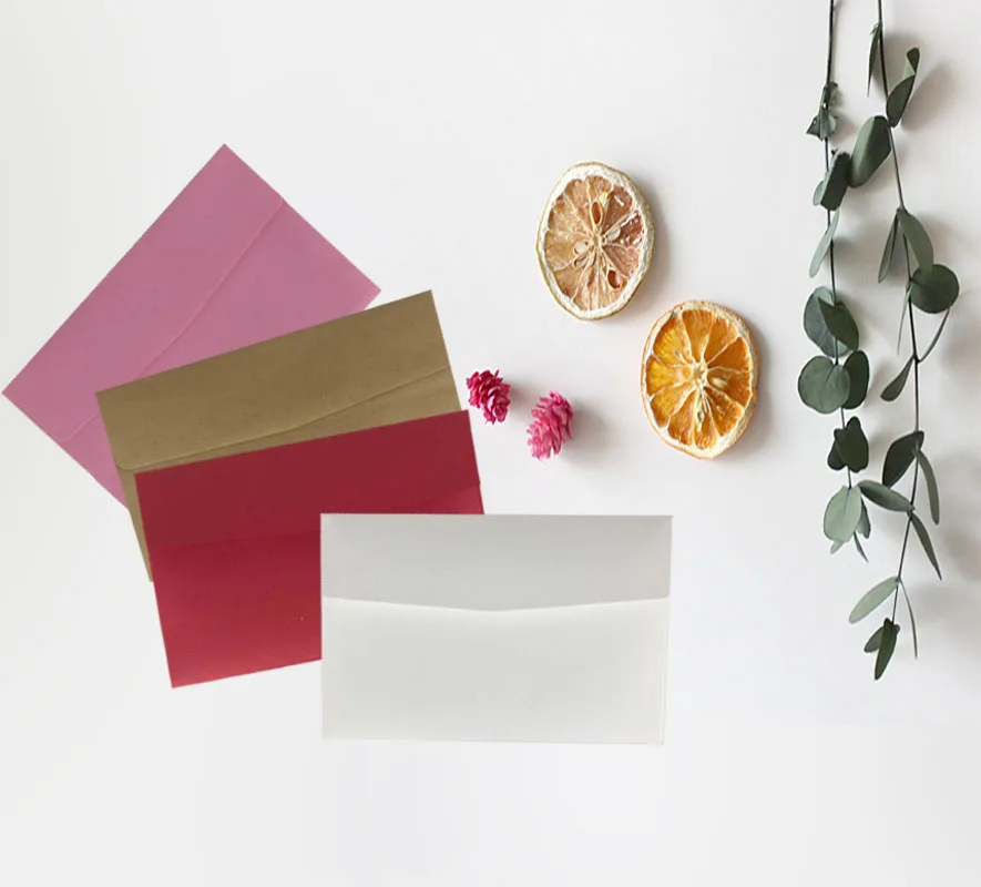 JUMI 10pcs Colorful Envelope for Invitations Kraft Paper Envelope Wedding Supplies Simple Plain Color Envelopes
JUMI 10pcs Colorful Envelope for Invitations Kraft Paper Envelope Wedding Supplies Simple Plain Color Envelopes