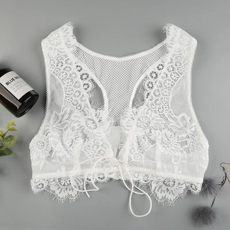 White Sexy Lace Bra Women Hollow Out Mesh Semi-Sheer Front Straps Underwears transparent Lady Breathable Soft Female Bralettes
White Sexy Lace Bra Women Hollow Out Mesh Semi-Sheer Front Straps Underwears transparent Lady Breathable Soft Female Bralettes