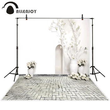 Allenjoy photographic background White Rose white walls white pot backdrops princess wedding vinyl photocall 10x20
Allenjoy photographic background White Rose white walls white pot backdrops princess wedding vinyl photocall 10x20