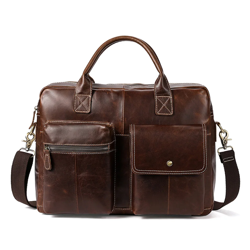 Hot new vintage men's genuine leather shoulder bag Casual Cross section large capacity men top-handle bags shoulder bag
Hot new vintage men's genuine leather shoulder bag Casual Cross section large capacity men top-handle bags shoulder bag