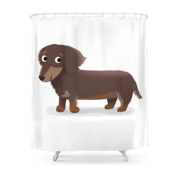 Longhaired Dachshund Cute Dog Series Shower Curtain Set Waterproof Polyester Fabric For Bathroom With Floor Mat
Longhaired Dachshund Cute Dog Series Shower Curtain Set Waterproof Polyester Fabric For Bathroom With Floor Mat