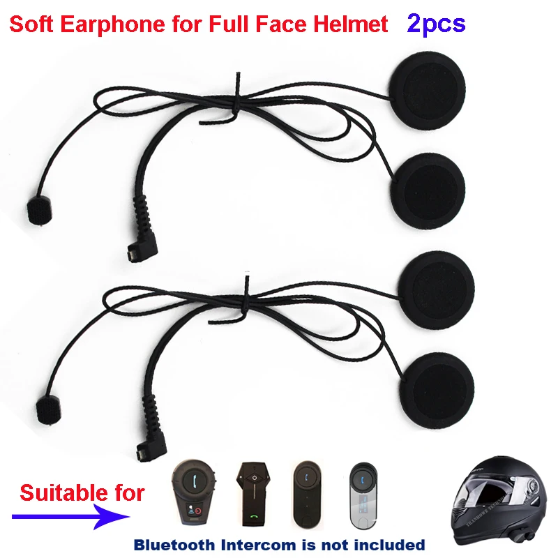 2pcs Motorcycle Intercom Accessories Soft Earphone Earpiece Mic for FDC-01VB T-COMVB TCOM-SC COLO TCOM-02 Full Face Helmet
2pcs Motorcycle Intercom Accessories Soft Earphone Earpiece Mic for FDC-01VB T-COMVB TCOM-SC COLO TCOM-02 Full Face Helmet