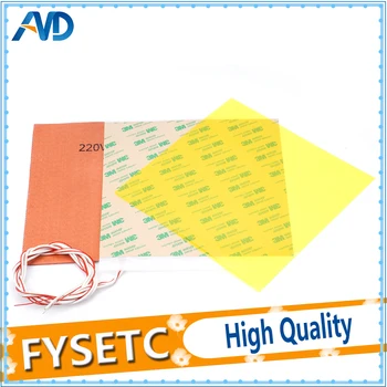 Polyetherimide Cold PEI Sheet 200*200*0.3mm Frosted Build Surface Yellow+ 200X200mm 220V 500W Silicone Heater Pad For Prusa i3
Polyetherimide Cold PEI Sheet 200*200*0.3mm Frosted Build Surface Yellow+ 200X200mm 220V 500W Silicone Heater Pad For Prusa i3