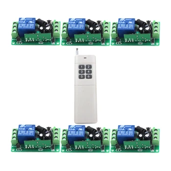 Long Range Remote Control Switch DC 12V 1CH 10A Relay 6 Receiver 1 Transmitter Learning Light Lamp Wireless Switch 315/433 4098
Long Range Remote Control Switch DC 12V 1CH 10A Relay 6 Receiver 1 Transmitter Learning Light Lamp Wireless Switch 315/433 4098
