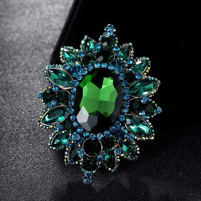Luxury Fashion Antique Gold Vintage Flower Brooches For Women Party Accessory Brown Rhinestone Brooch Pins Broches Broaches
Luxury Fashion Antique Gold Vintage Flower Brooches For Women Party Accessory Brown Rhinestone Brooch Pins Broches Broaches