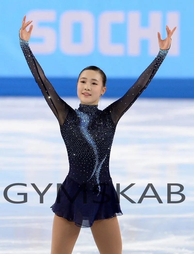 2018 Gorgeous Figure Skating Dress Women's Girl's Customized Ice Skating Dress Long-sleeved Gymnastics Costume 8907
2018 Gorgeous Figure Skating Dress Women's Girl's Customized Ice Skating Dress Long-sleeved Gymnastics Costume 8907