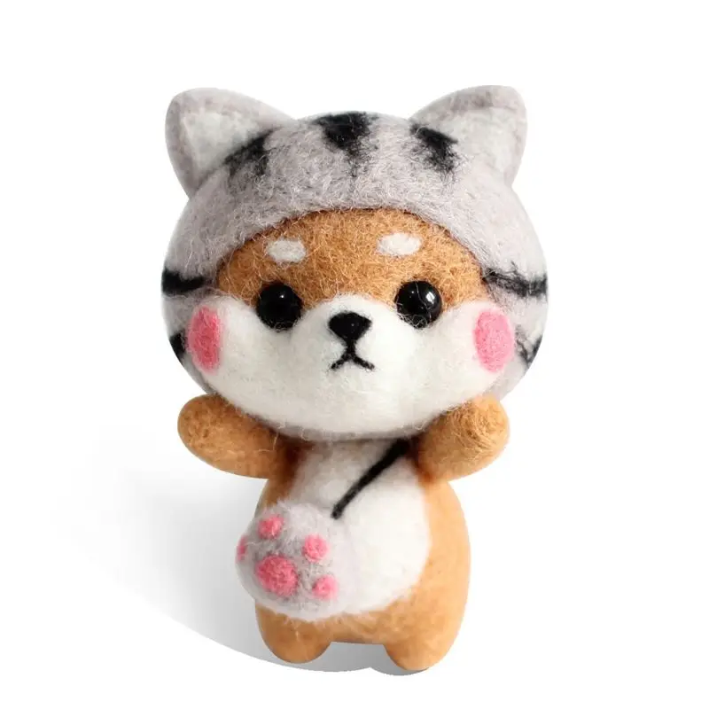 Cat Doll Wool Felt Craft DIY Non Finished Poked Set Handcraft Kit For Needle Material Bag Pack
Cat Doll Wool Felt Craft DIY Non Finished Poked Set Handcraft Kit For Needle Material Bag Pack