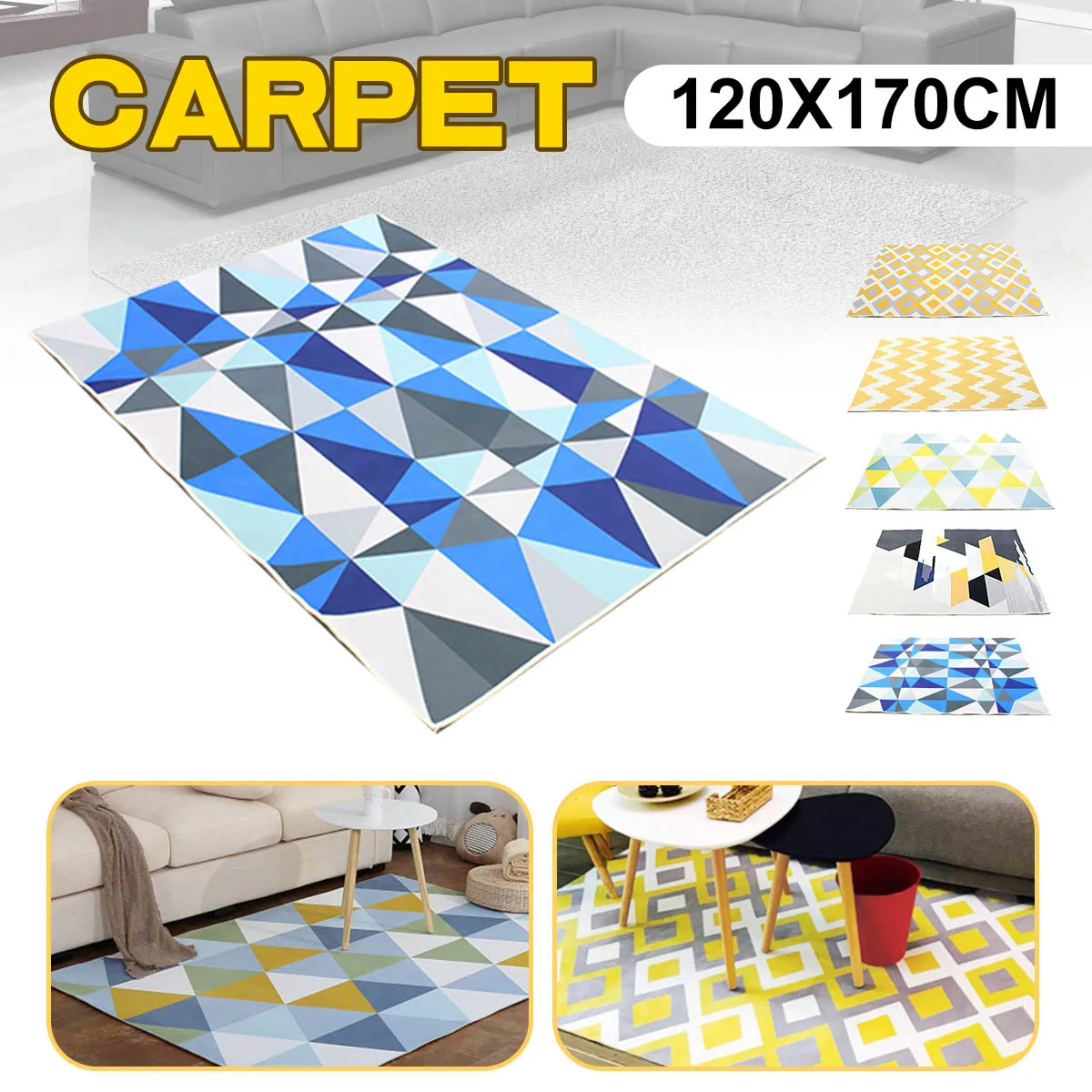 120x170cm Modern Carpets For Living Room Anti-Slip Soft Kids Bedroom Floor Yoga Mats Bedroom Rug Colorful Soft Carpet Home Decor 
120x170cm Modern Carpets For Living Room Anti-Slip Soft Kids Bedroom Floor Yoga Mats Bedroom Rug Colorful Soft Carpet Home Decor