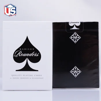 Black Madison Rounders Black Deck By Daniel Madison and Ellusionist Quality Playing Cards Magic Tricks
Black Madison Rounders Black Deck By Daniel Madison and Ellusionist Quality Playing Cards Magic Tricks