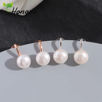 Hongye Opal Pearl Earring for Girls Simple Ear Clip Gold/Silver Color Personality Real S925 Studs Earcuff Fine Jewelry Gift
Hongye Opal Pearl Earring for Girls Simple Ear Clip Gold/Silver Color Personality Real S925 Studs Earcuff Fine Jewelry Gift