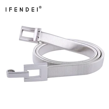 IFENDEI Skinny Stretch Chain Belts For Women Elastic Metal Waistband For Dress Designer Silver Belt High Quality Gold Thin Chain
IFENDEI Skinny Stretch Chain Belts For Women Elastic Metal Waistband For Dress Designer Silver Belt High Quality Gold Thin Chain