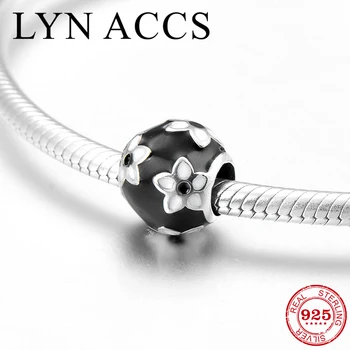 New 925 Sterling Silver Five-star flower Black Beads for Jewelry Making Fit Original Women Pandora Charms Bracelet DIY Gift
New 925 Sterling Silver Five-star flower Black Beads for Jewelry Making Fit Original Women Pandora Charms Bracelet DIY Gift