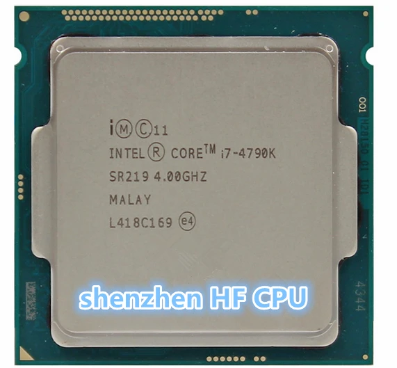 Оригинальный процессор lntel i7 4790K четырехъядерный 4 0 ГГц LGA 1150 TDP 88 Вт 8 Мб (100% рабочий