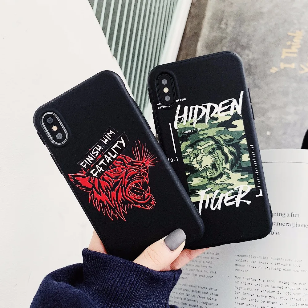 Phone Bag Case For iPhone X 7 7plus Cases Cartoon tiger Soft TPU Silicone Back Cover For Apple iPhone 6 6s plus 8plus case coque
Phone Bag Case For iPhone X 7 7plus Cases Cartoon tiger Soft TPU Silicone Back Cover For Apple iPhone 6 6s plus 8plus case coque
