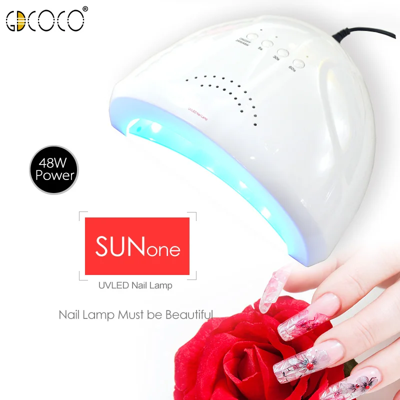 48W SUN Series Nail Lamp Infrared Sensors for All Gel Fast Dry Power Cable For UV LED Nail Gel Polish Nail Dryer
48W SUN Series Nail Lamp Infrared Sensors for All Gel Fast Dry Power Cable For UV LED Nail Gel Polish Nail Dryer