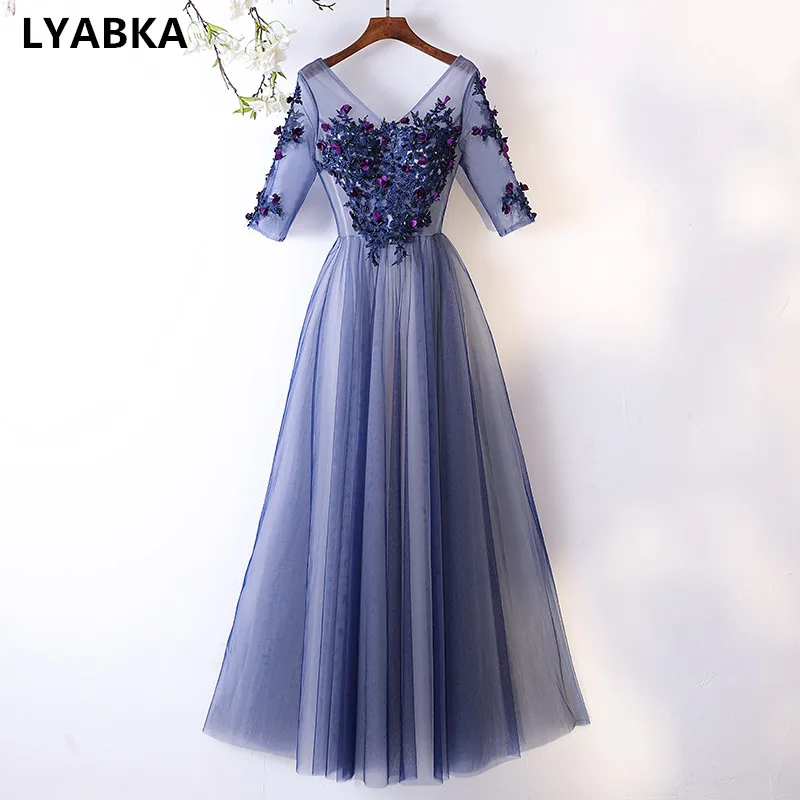 Evening Dress Robe De Soiree Abiye High Quality Appliques Prom Dress V-Neck Half Sleeve Evening Dresses Long Vestido De Festa
Evening Dress Robe De Soiree Abiye High Quality Appliques Prom Dress V-Neck Half Sleeve Evening Dresses Long Vestido De Festa