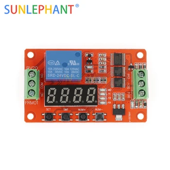24V DC Multifunction Self-lock Relay PLC Cycle Delay Time Timer Switch Module PLC Home Automation Delay Module Board
24V DC Multifunction Self-lock Relay PLC Cycle Delay Time Timer Switch Module PLC Home Automation Delay Module Board