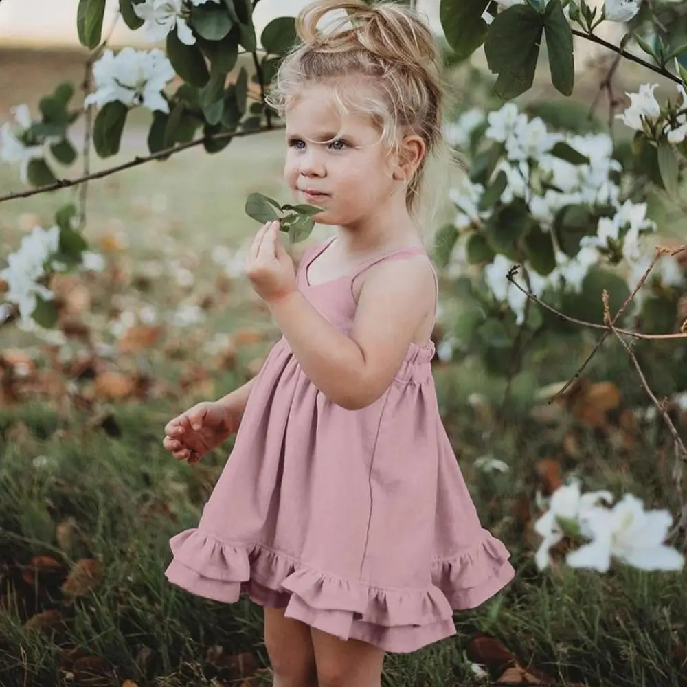 Baby Girl Sleeveless Solid Ruffles Backless Dress Summer Toddler Clothes Party Princess Dresses
Baby Girl Sleeveless Solid Ruffles Backless Dress Summer Toddler Clothes Party Princess Dresses