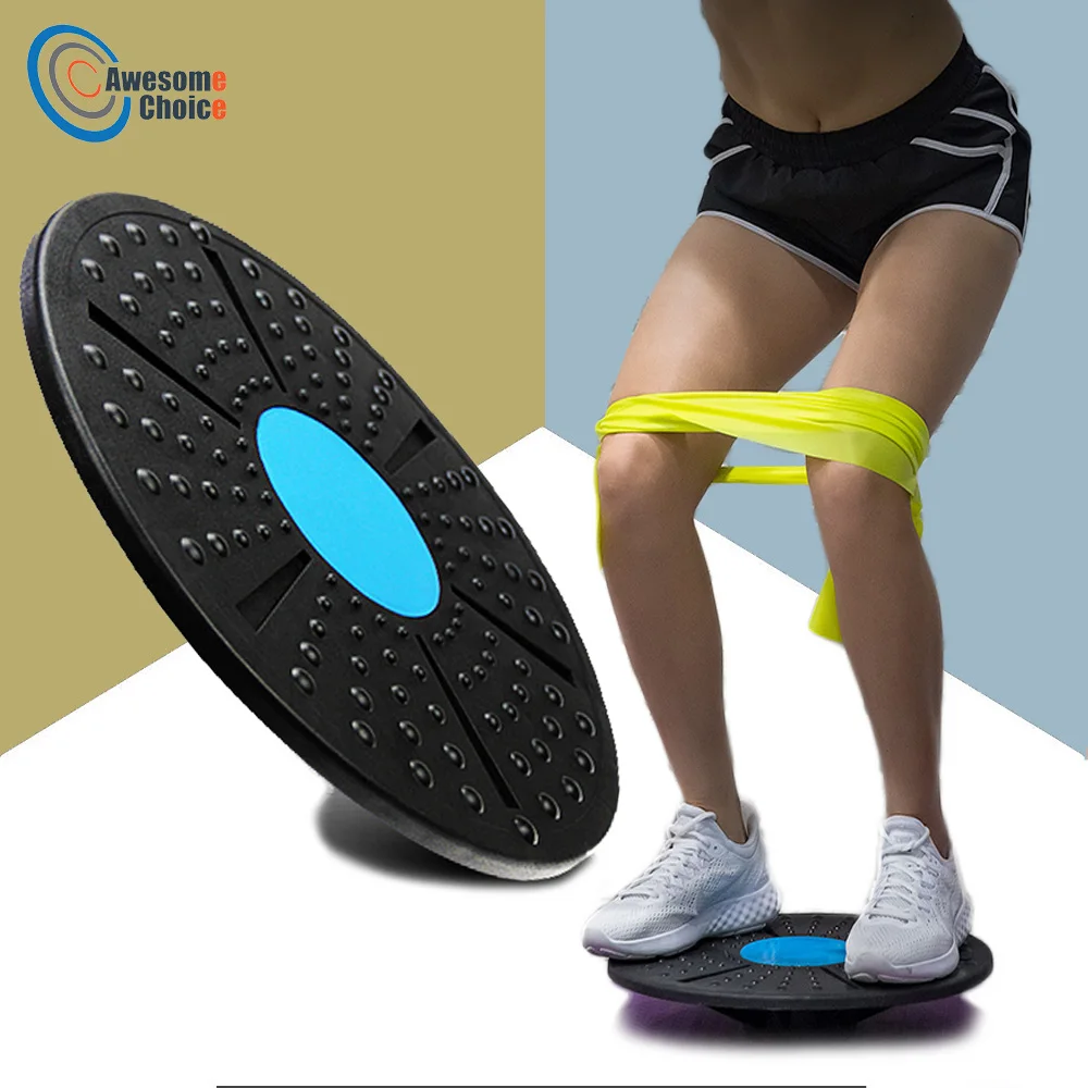 360 Degree Rotation Balance Board Massage Disc Plastic Round Plates Board Gym Waist Twisting exerciser Loading 150kg
360 Degree Rotation Balance Board Massage Disc Plastic Round Plates Board Gym Waist Twisting exerciser Loading 150kg