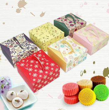 14*14*6.5cm Colorful Printed Cake Bakery Paper Boxes With Handles Cookies Gift Box Mooncake Macaron Packaging Box wen5650
14*14*6.5cm Colorful Printed Cake Bakery Paper Boxes With Handles Cookies Gift Box Mooncake Macaron Packaging Box wen5650