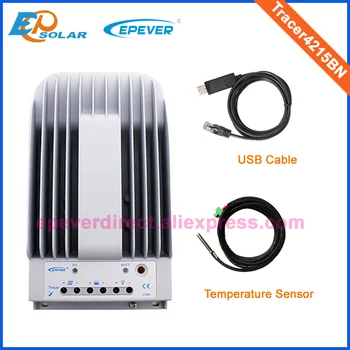 Tracer4215BN+USB cable and temp sensor Solar 12V 24V auto work controller EPSolar EPEVER solar power charger battery 40A
Tracer4215BN+USB cable and temp sensor Solar 12V 24V auto work controller EPSolar EPEVER solar power charger battery 40A