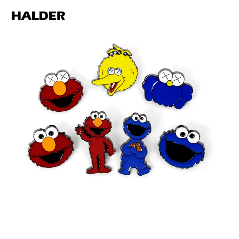 BR0024 HALDER Sesame Street elmo cookie monster metal Anime Cartoon brooches Lapel pin backpack bags Clothes badge Accessories
BR0024 HALDER Sesame Street elmo cookie monster metal Anime Cartoon brooches Lapel pin backpack bags Clothes badge Accessories