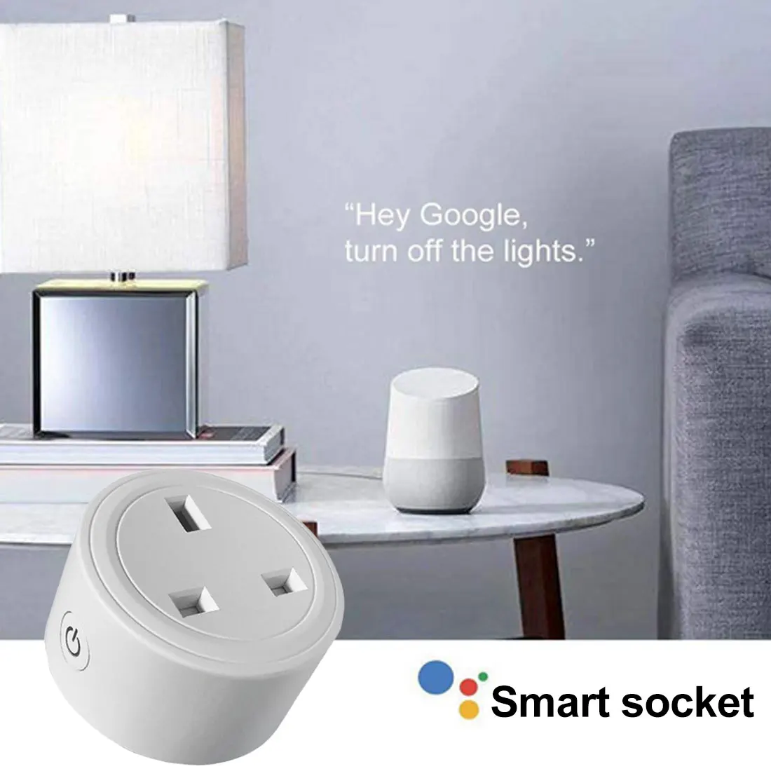 Mini WiFi Smart Outlet Socket British standard Smart socket Wireless Smart Plug Sockets Power Socket
Mini WiFi Smart Outlet Socket British standard Smart socket Wireless Smart Plug Sockets Power Socket