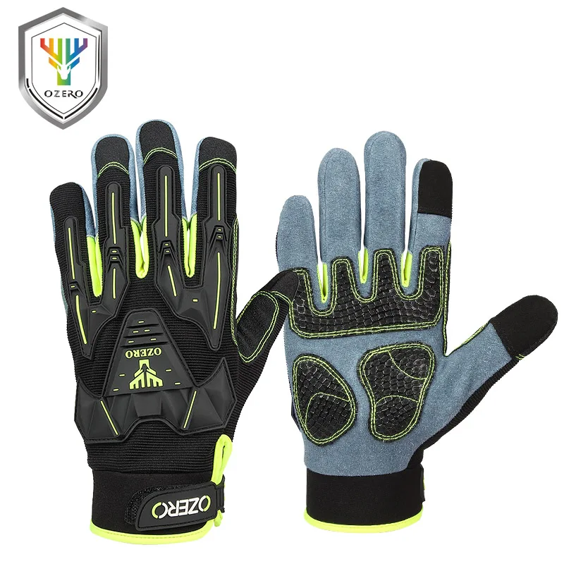 OZERO Work Gloves Men's Leather Genuine Driver Security Protection Wear Safety Workers Welding Motorcycle Moto Motorbike Gloves 
OZERO Work Gloves Men's Leather Genuine Driver Security Protection Wear Safety Workers Welding Motorcycle Moto Motorbike Gloves