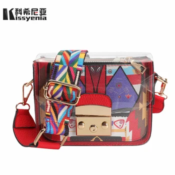 Kissyenia 2018 Luxury Brand Clear PVC Flap Bag Women Jelly Transparent Bags PU Leather Summer Beach Bags Lady Clutch 2PCS KS1225
Kissyenia 2018 Luxury Brand Clear PVC Flap Bag Women Jelly Transparent Bags PU Leather Summer Beach Bags Lady Clutch 2PCS KS1225