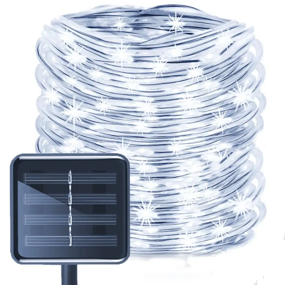 7M 12M 50/100leds Solar LED String Lights Outdoor Rope Tube Led String Solar Powered Fairy Lights for Garden Fence Landscape
7M 12M 50/100leds Solar LED String Lights Outdoor Rope Tube Led String Solar Powered Fairy Lights for Garden Fence Landscape
