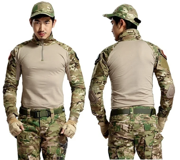 Brand Military Camouflage T Shirt Men Multicam Uniform Tactical Long Sleeve T-Shirt Airsoft Paintball Clothes Army Combat Shirt
Brand Military Camouflage T Shirt Men Multicam Uniform Tactical Long Sleeve T-Shirt Airsoft Paintball Clothes Army Combat Shirt