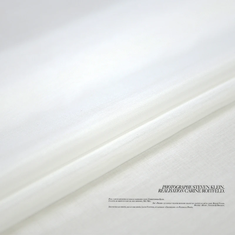 purest cloth pure white silk thin fabric soft skin delicate and glossy lining Garment customization accessories2017.7.12
purest cloth pure white silk thin fabric soft skin delicate and glossy lining Garment customization accessories2017.7.12