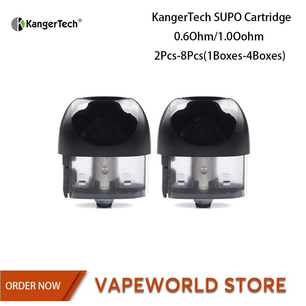 2Pcs-8Pcs Original KangerTech SUPO Cartridge 2ml 1.0ohm 0.6ohm Electronic Cigarette Accessories For KangerTech SUPO Kit Vape
2Pcs-8Pcs Original KangerTech SUPO Cartridge 2ml 1.0ohm 0.6ohm Electronic Cigarette Accessories For KangerTech SUPO Kit Vape