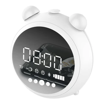 Alarm Clock Hd Mirror With Night Light Fm Radio Wireless Bluetooth Speaker Support Aux Tf Player Kids Clocks Led Digital White
Alarm Clock Hd Mirror With Night Light Fm Radio Wireless Bluetooth Speaker Support Aux Tf Player Kids Clocks Led Digital White