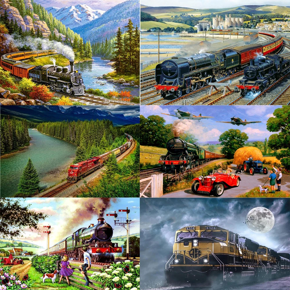 5D DIY Diamond Painting snow mountain train Full Diamond Embroidery pattern Diamond Mosaic landscape Rhinestone Decoration FZ634
5D DIY Diamond Painting snow mountain train Full Diamond Embroidery pattern Diamond Mosaic landscape Rhinestone Decoration FZ634