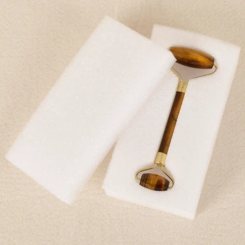 Natural Tiger Eye Facial Massage Roller Epe Foam Packing Jade Roller Slimming Anti Wrinkle Cellulite Face Beauty Stone Tool
Natural Tiger Eye Facial Massage Roller Epe Foam Packing Jade Roller Slimming Anti Wrinkle Cellulite Face Beauty Stone Tool